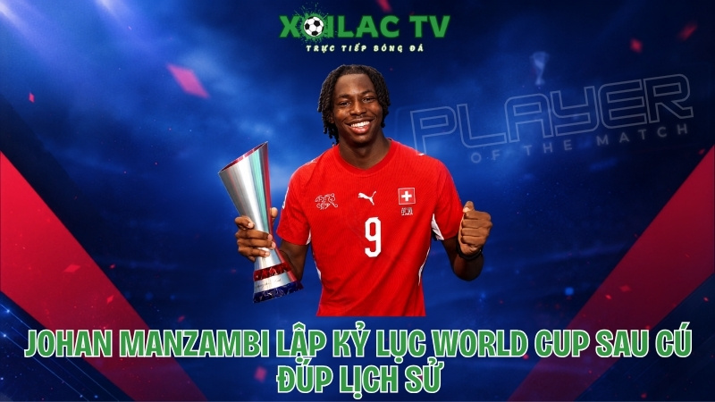 Johan Manzambi lập kỷ lục World Cup sau cú đúp lịch sử